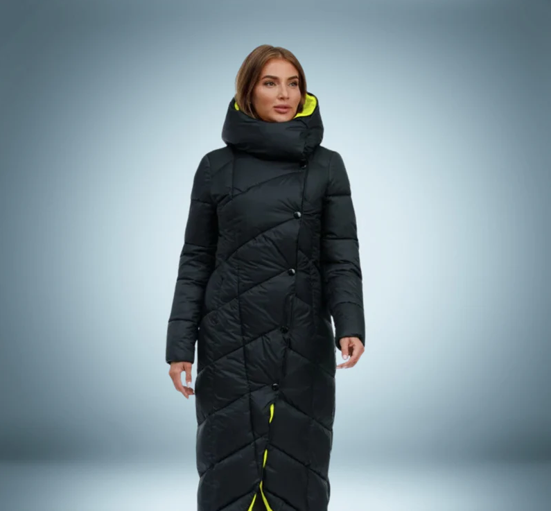 Parka premium d'hiver à boutons