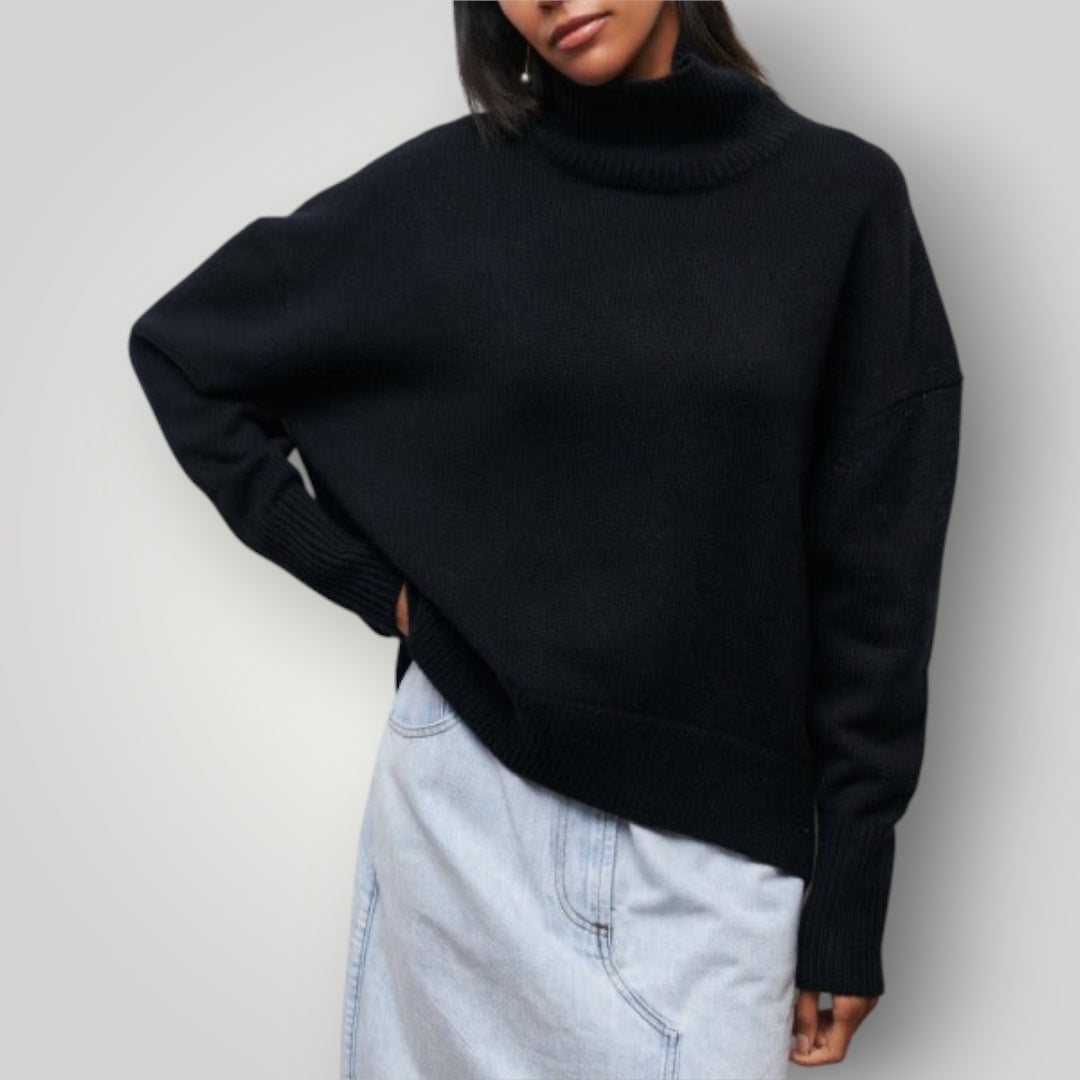 Pull tricoté grande taille chaud pour femmes