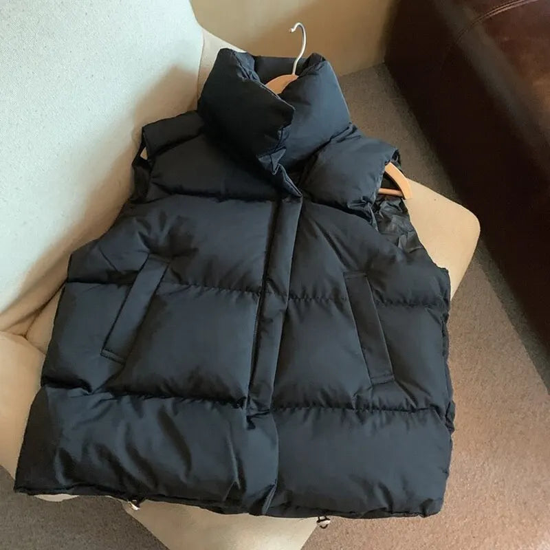 Gilet bouffant oversize chaud et confortable
