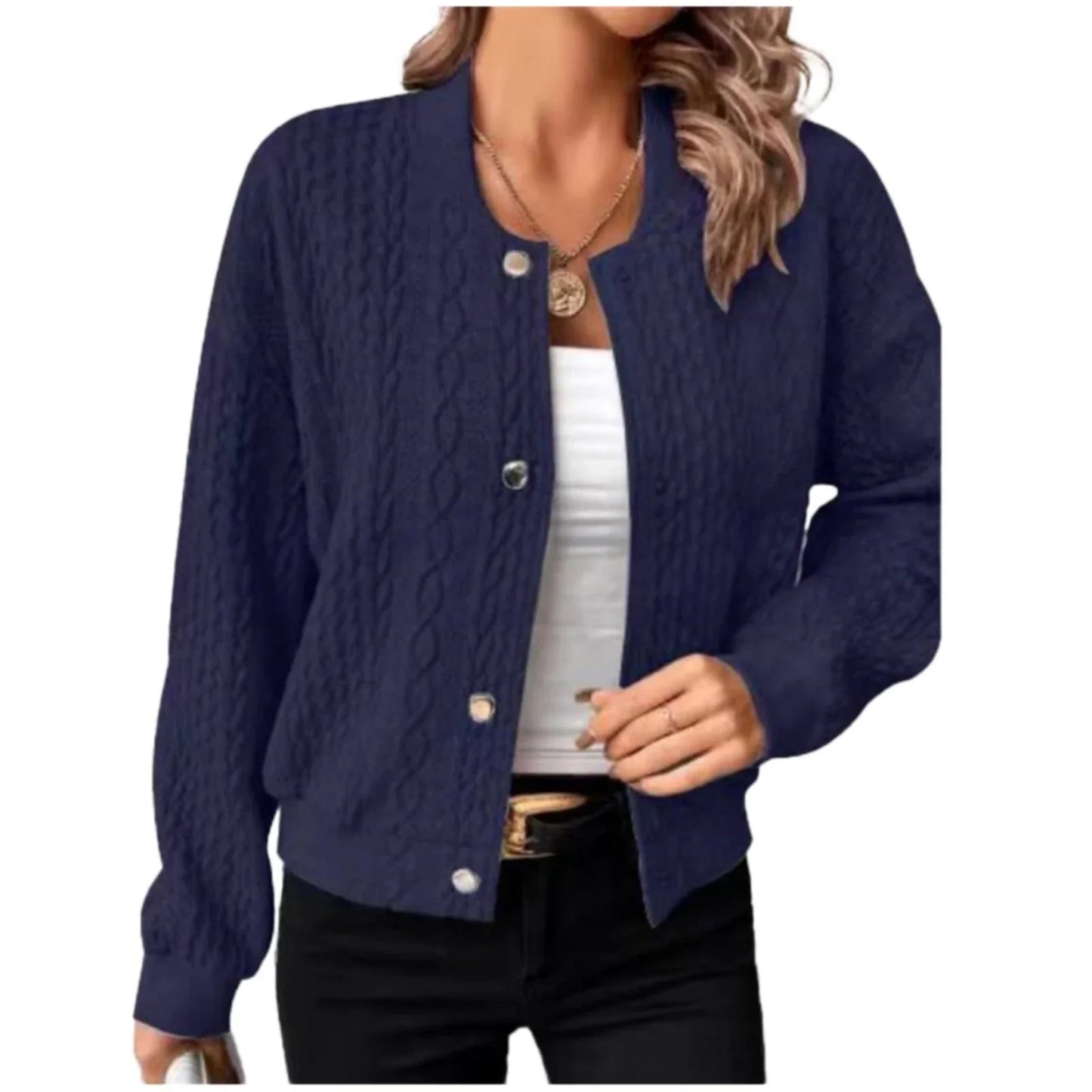 Gilet pour femme moderne à boutons