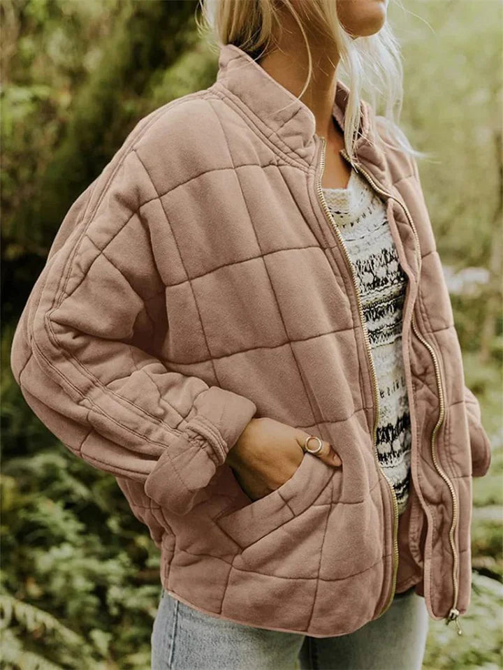 Veste femme confortable en coton épais
