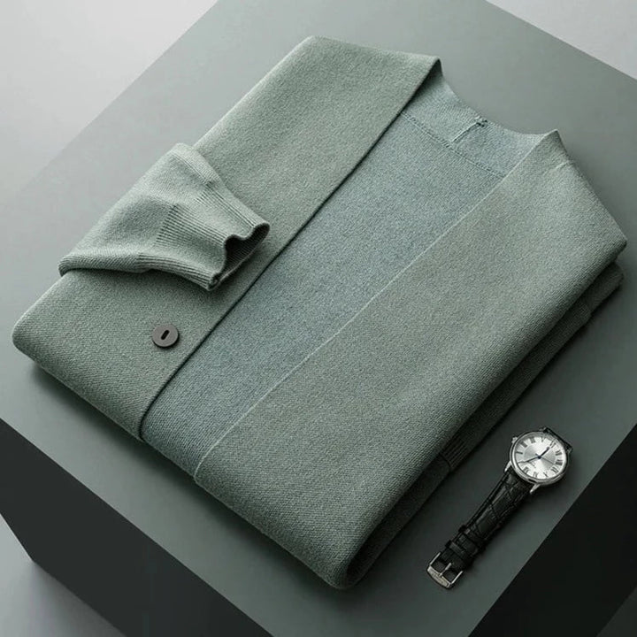 Veste en laine tricotée pour hommes