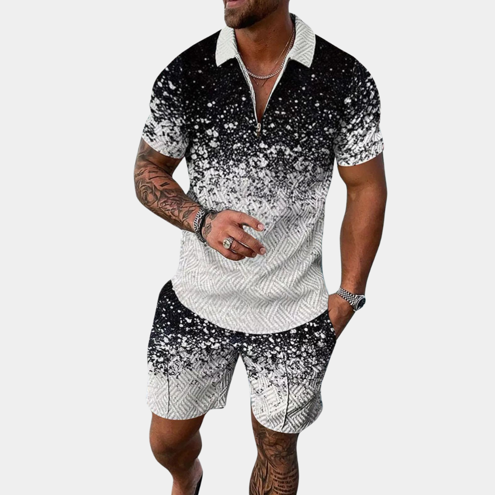 Ensemble tenue d'été - Short et polo deux pièces