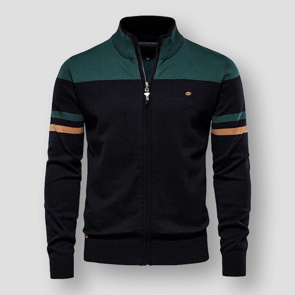 Veste homme style rétro à rayures