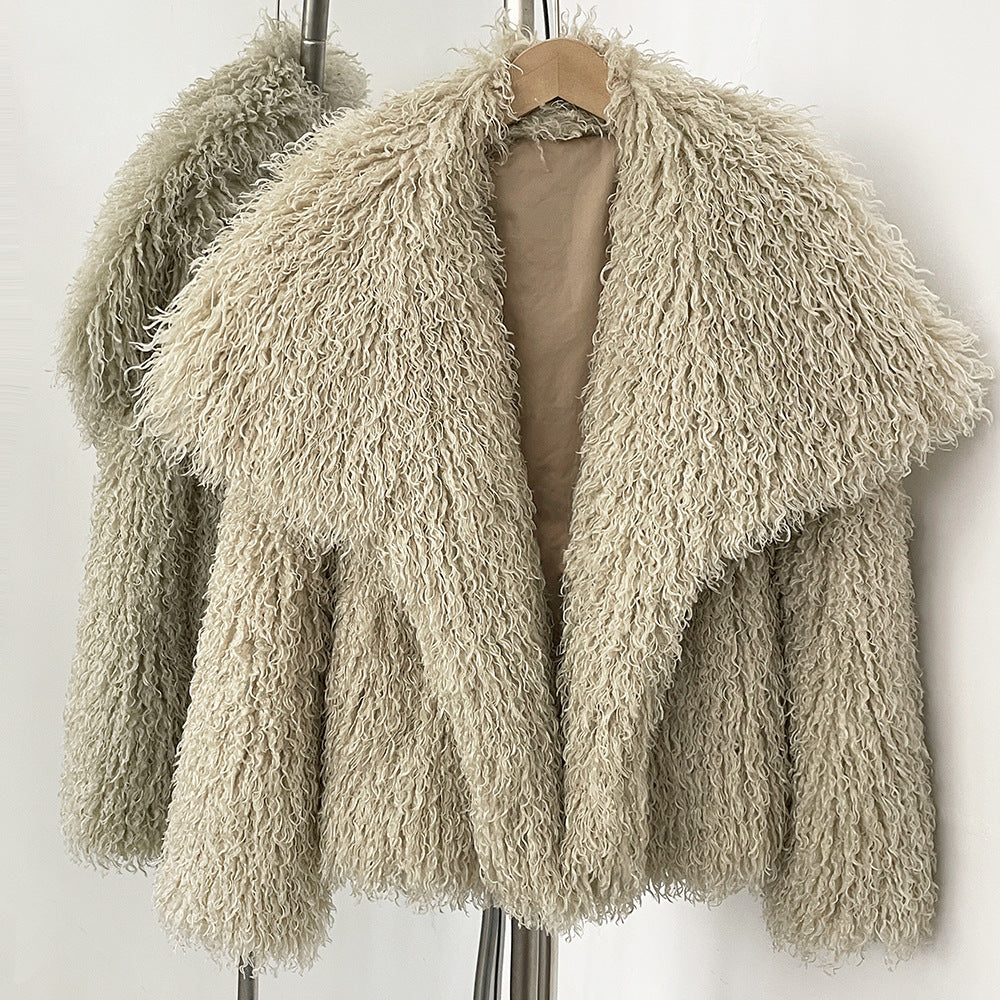 Manteau en fausse fourrure Doux Confortable