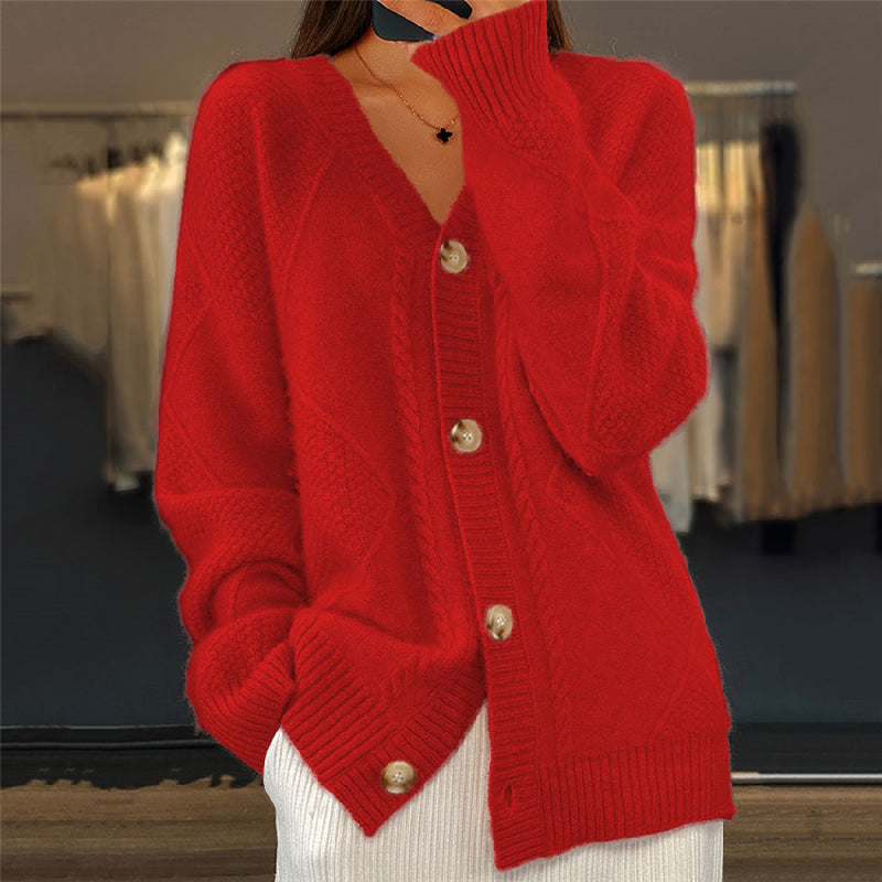 Cardigan Femme Manches Longues Confortable
