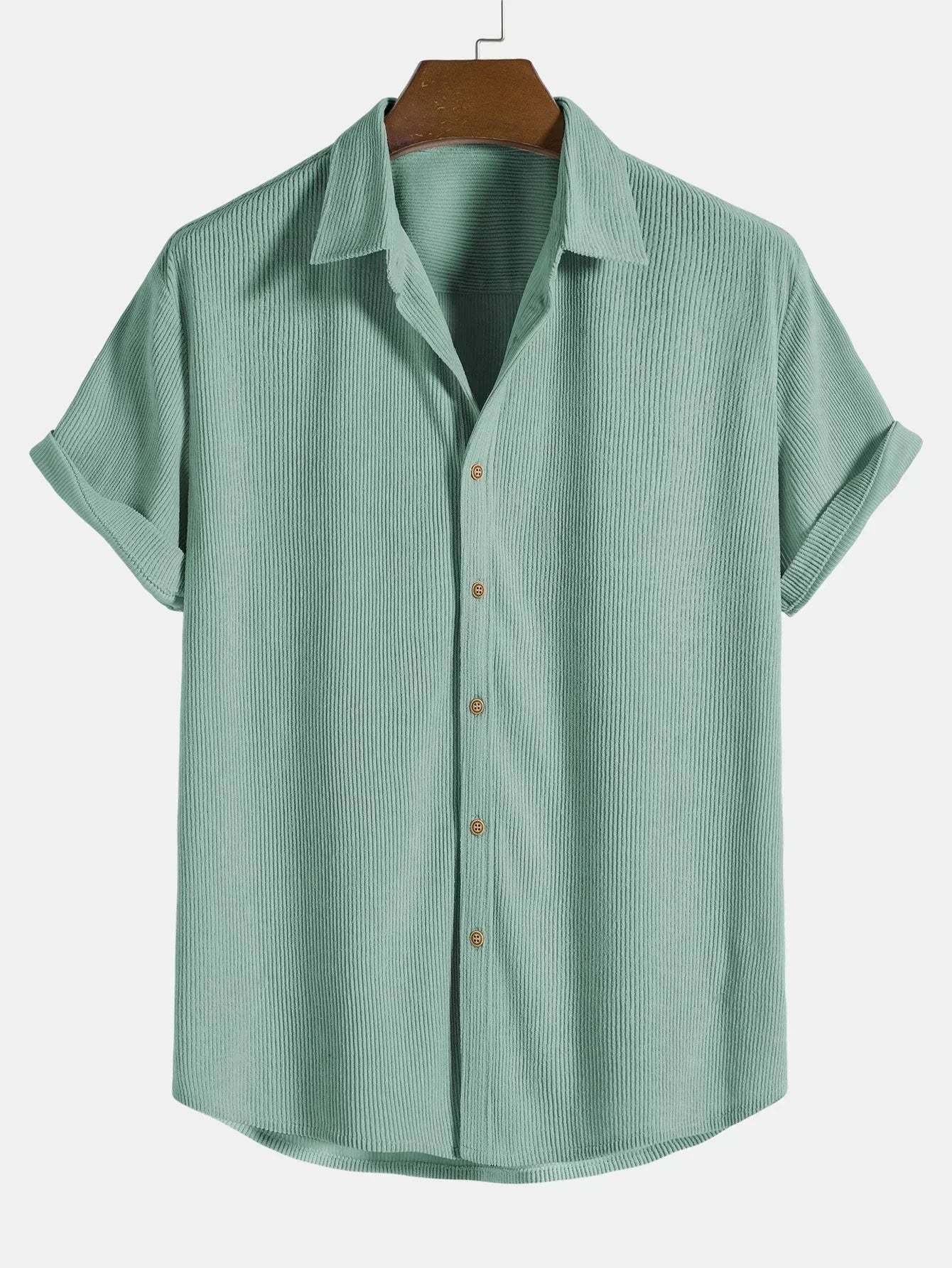 Chemise légère d'été à manches courtes pour hommes