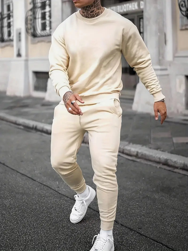 Ensemble de survêtement confortable pour homme, deux pièces