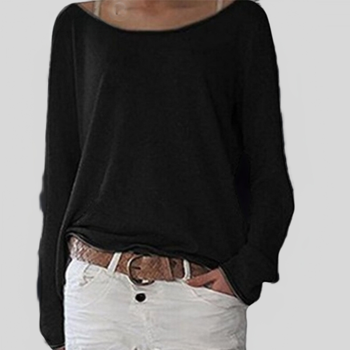 Pull fin col rond élégant léger