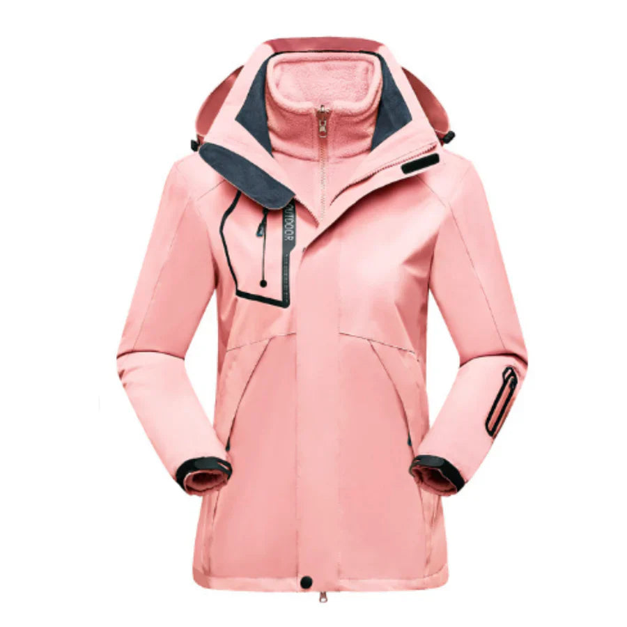 Veste de ski imperméable chaude isolée pour femme