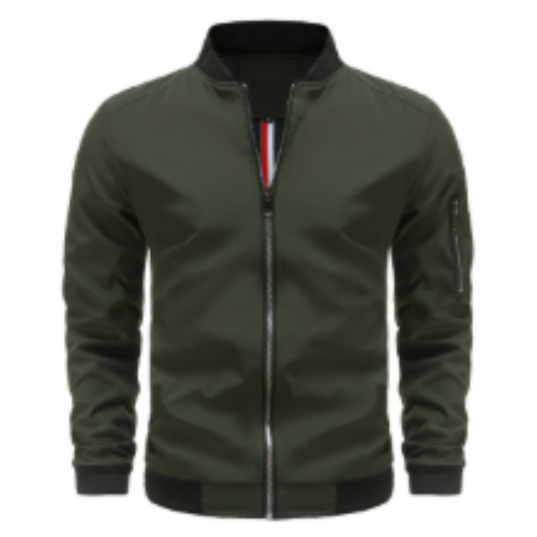 Veste matelassée zippée pour homme, coupe ajustée