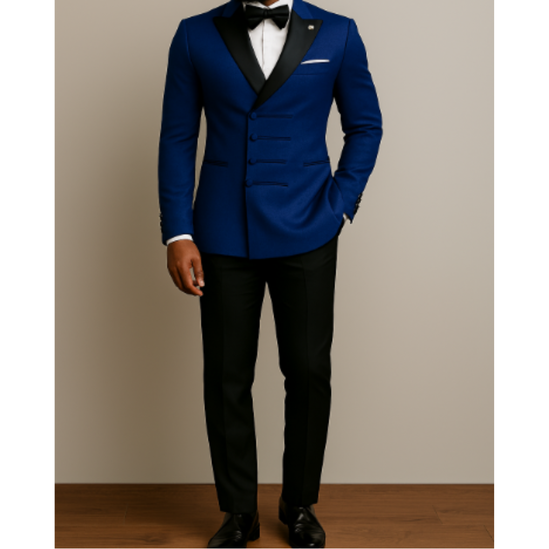 Costume homme 2 pièces élégant noir