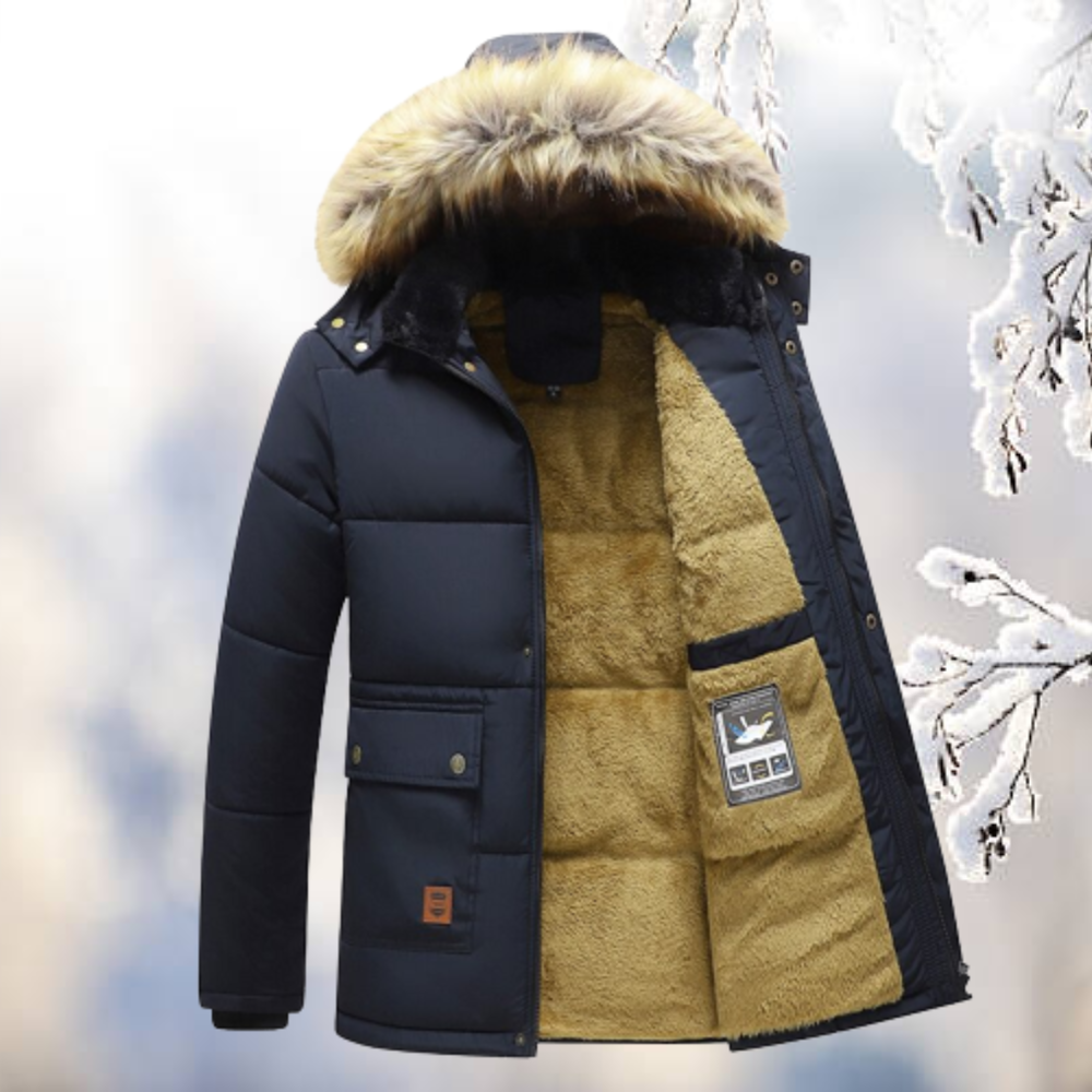 Parka femme pratique veste d'hiver chaude