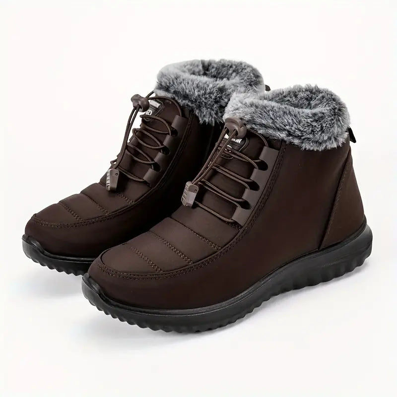 Bottes d'hiver chaudes pour femmes, neige