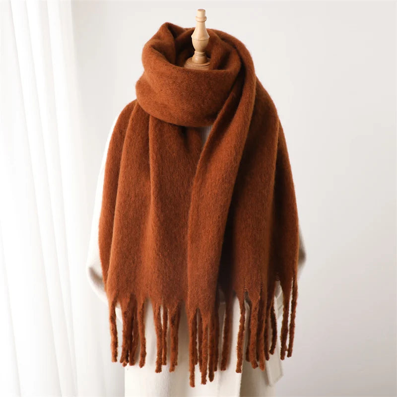 Écharpe d'hiver douce et chaude pour femme