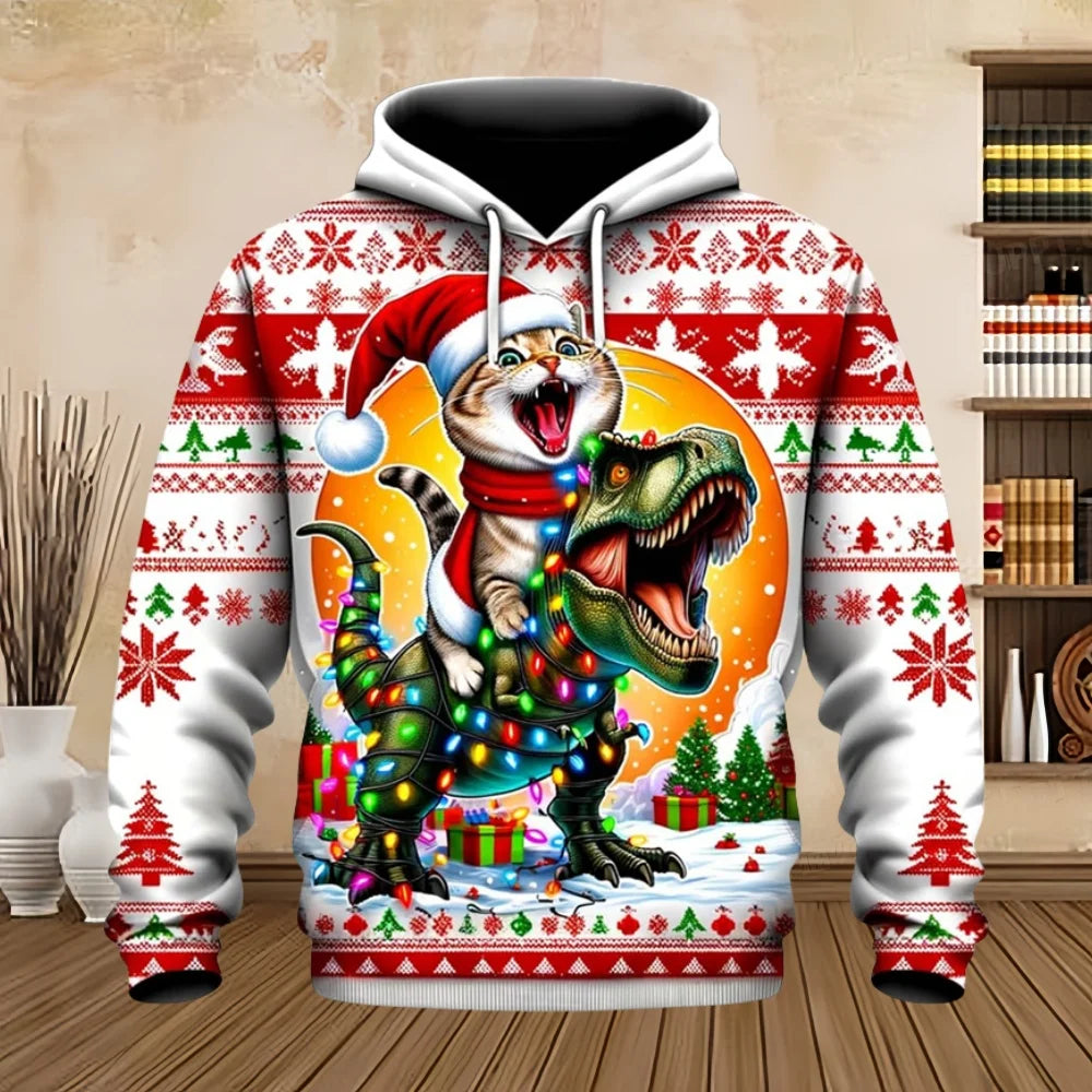 Pull de Noël imprimé - Confortable & Élégant pour femmes et hommes