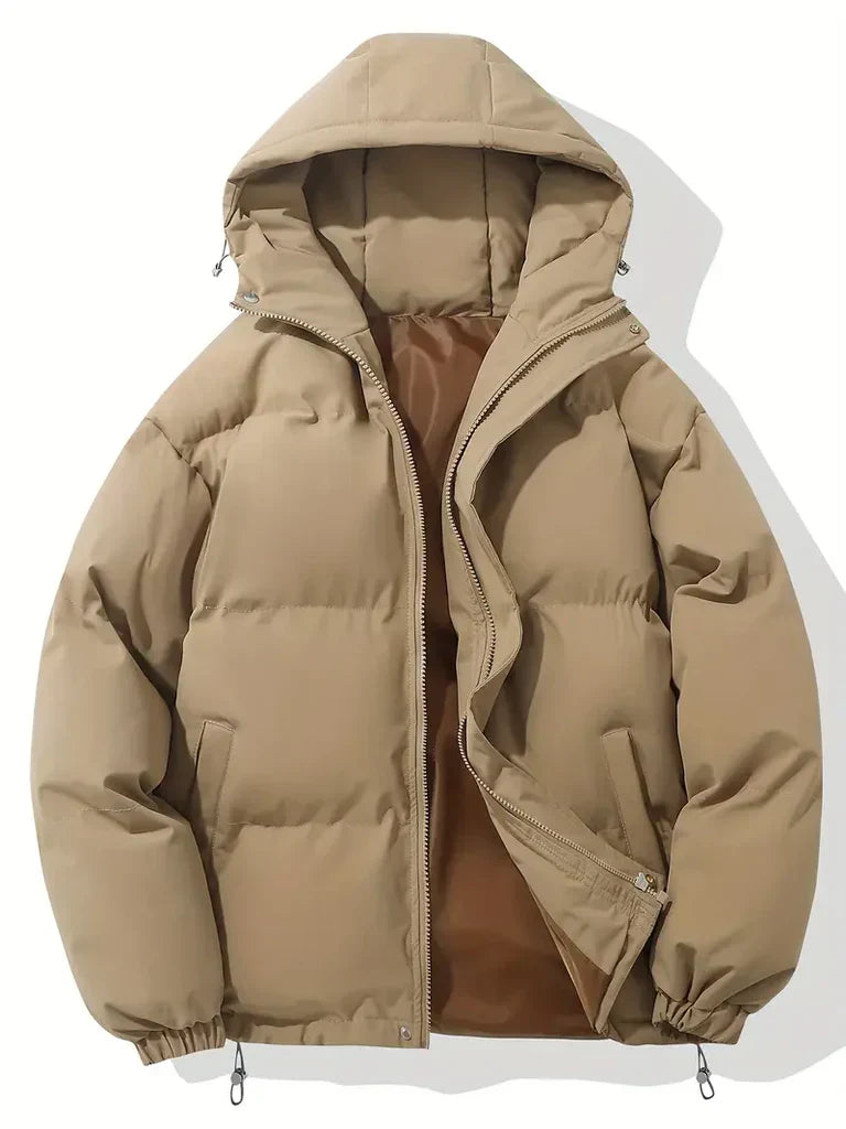 Doudoune femme grande taille à capuche rembourrée