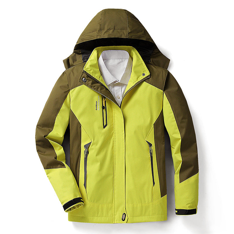 Veste de randonnée sport imperméable à capuche pour femme