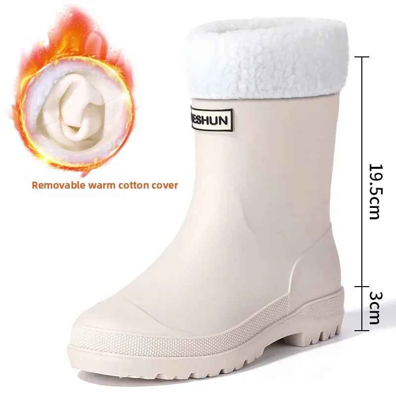 Bottes de pluie élégantes pour femmes et hommes