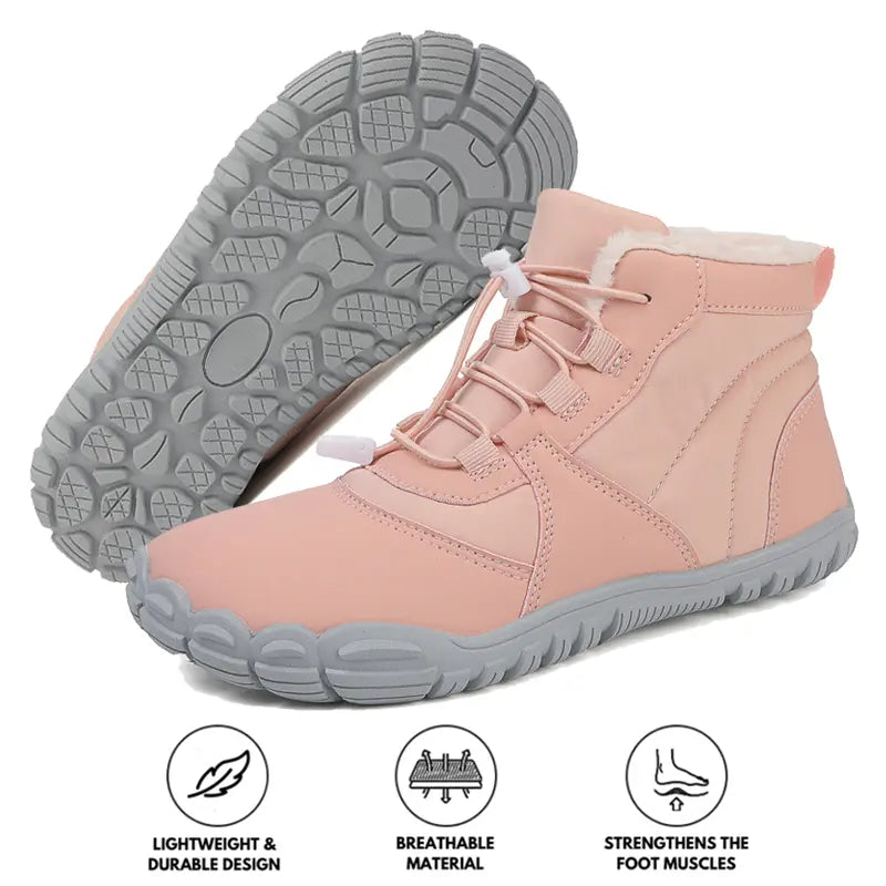 Bottes d'hiver imperméables unisexes chaudes confortables
