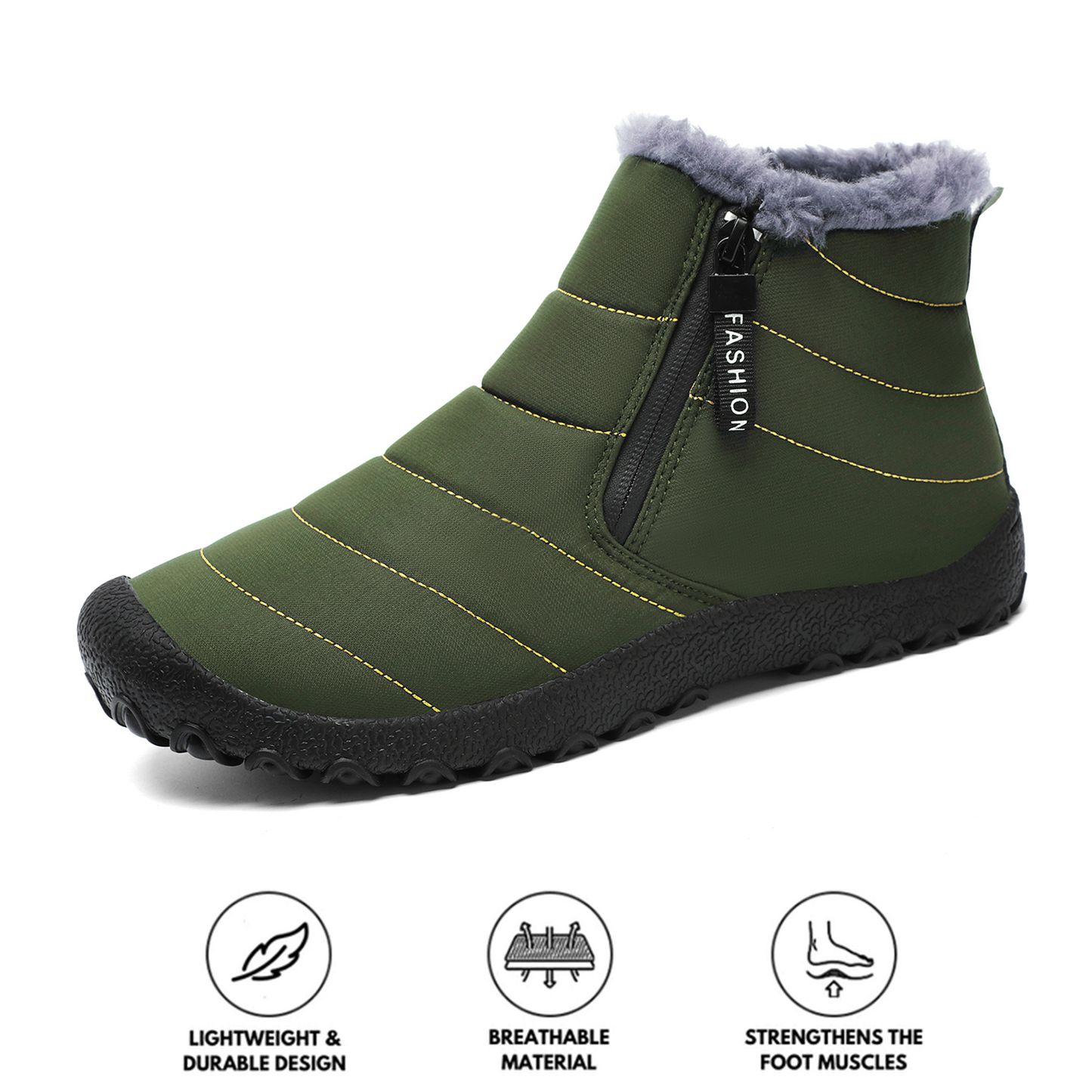 Bottes d'hiver imperméables Unisexe Confortables Antidérapantes