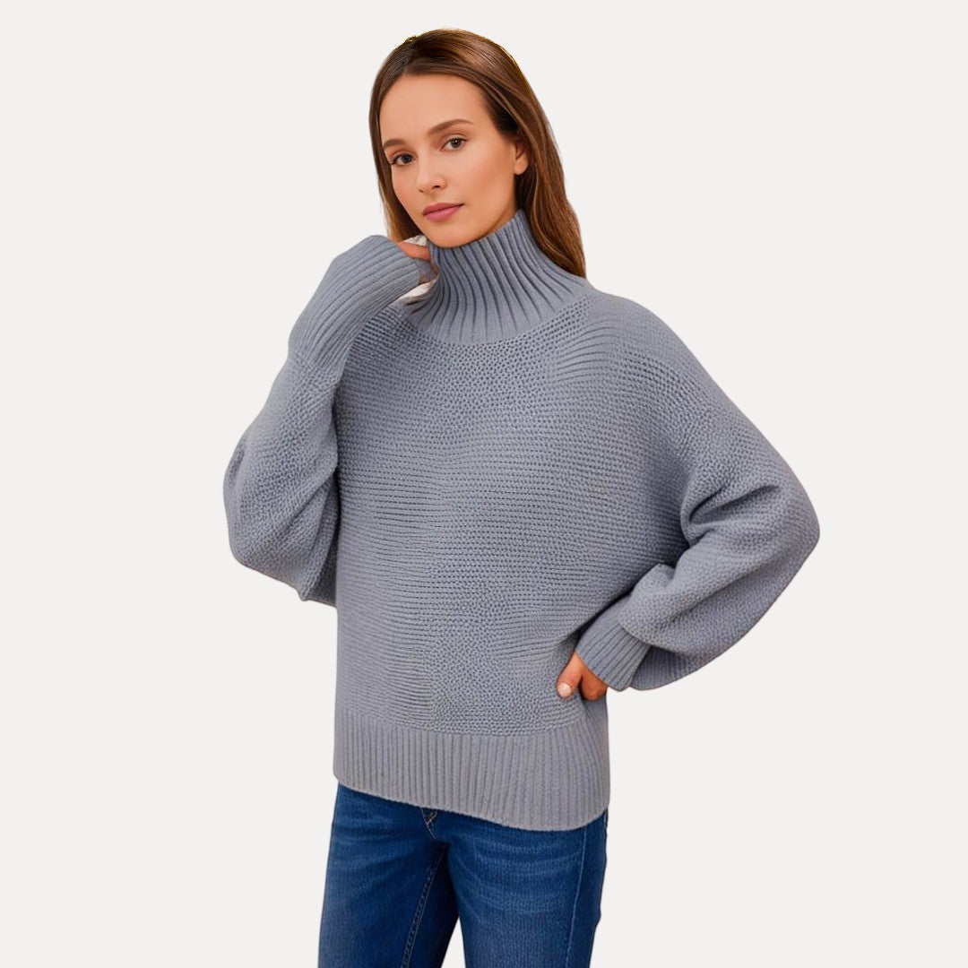 Écharpe pour femme Pull en laine Col montant Élégance