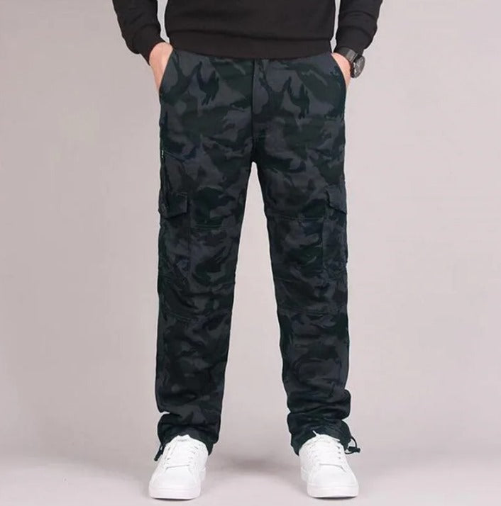 Pantalon cargo homme Coupe droite confortable