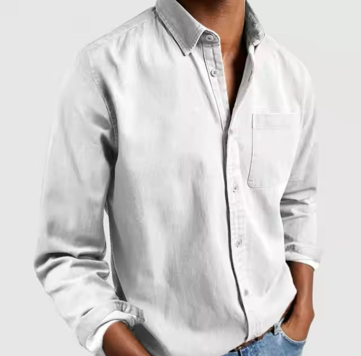 Chemise homme élégante style classique