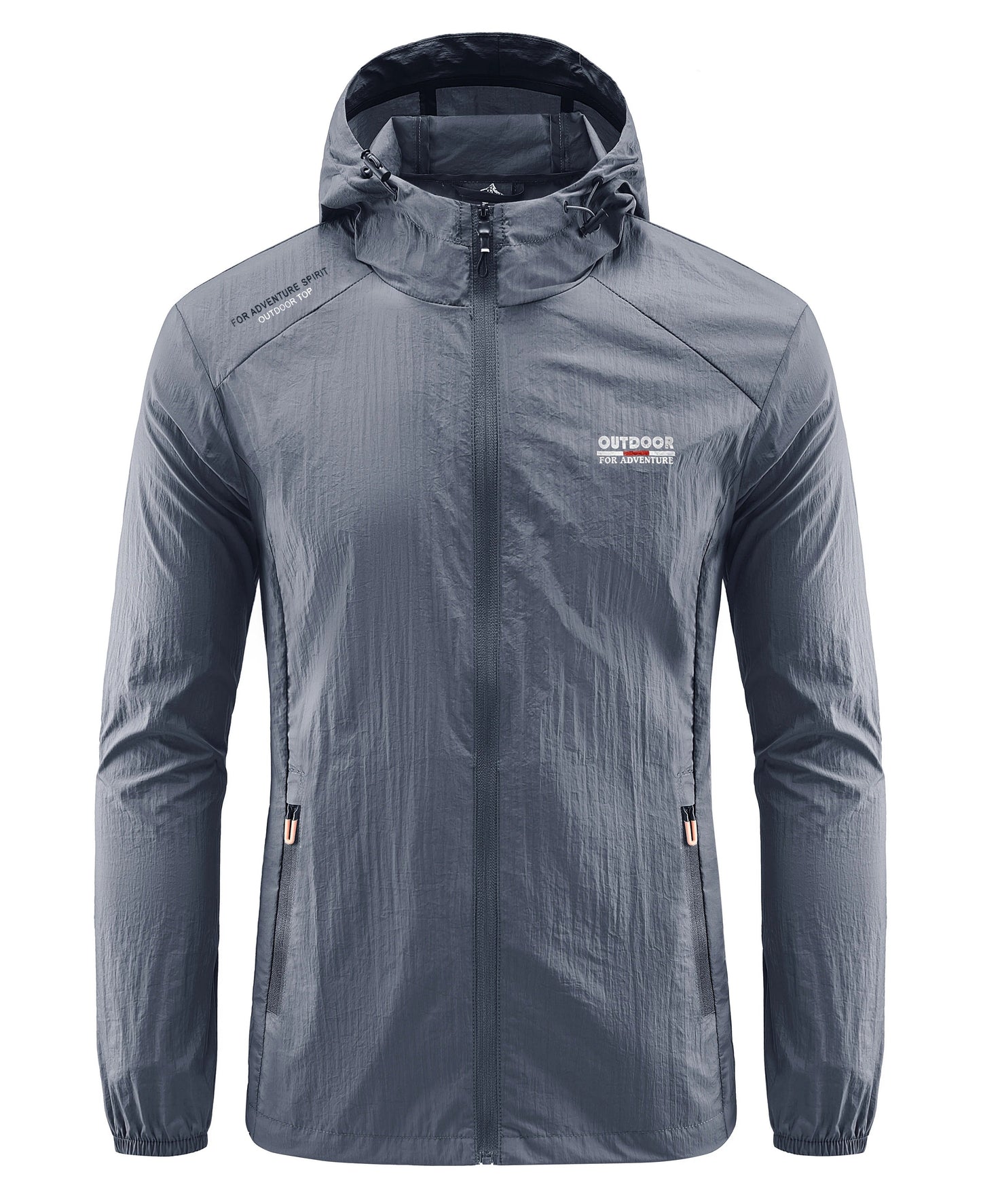 Veste de running légère pour homme Imperméable Capuche