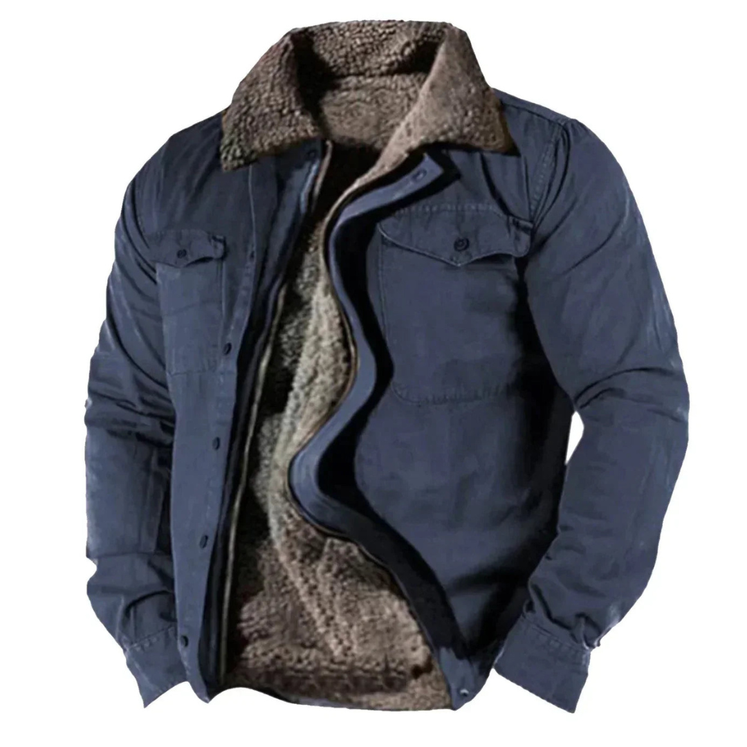 Herren Winterjacke Warm Fleece Isolierung - IdealeKleiden
