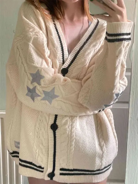 Cardigan doux en maille douillette oversize