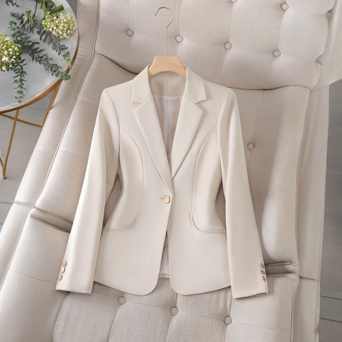 Veste tailleur femme Cintrée Élégante Noire