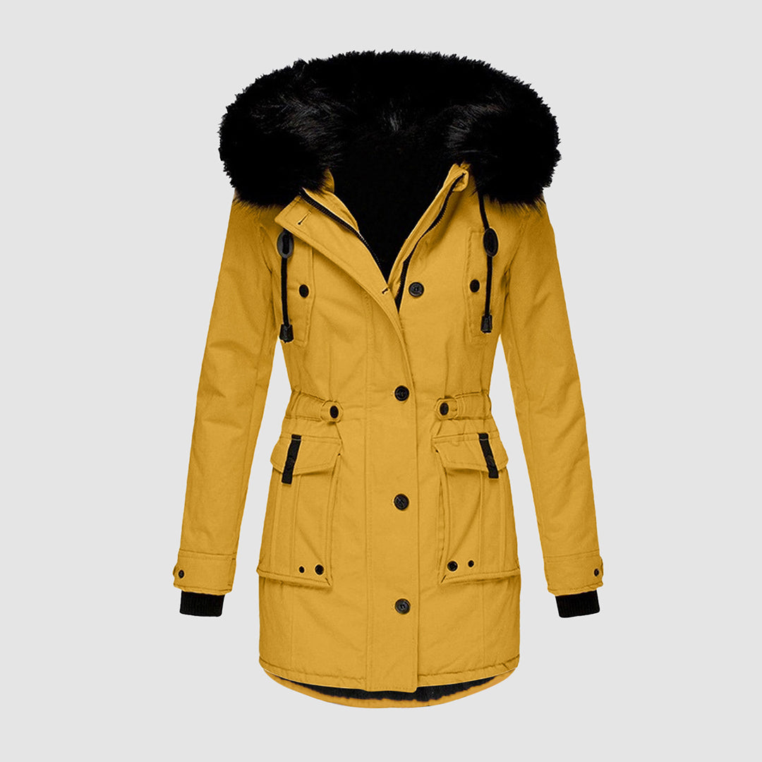 Doudoune Imperméable Femme à Capuche Chaude