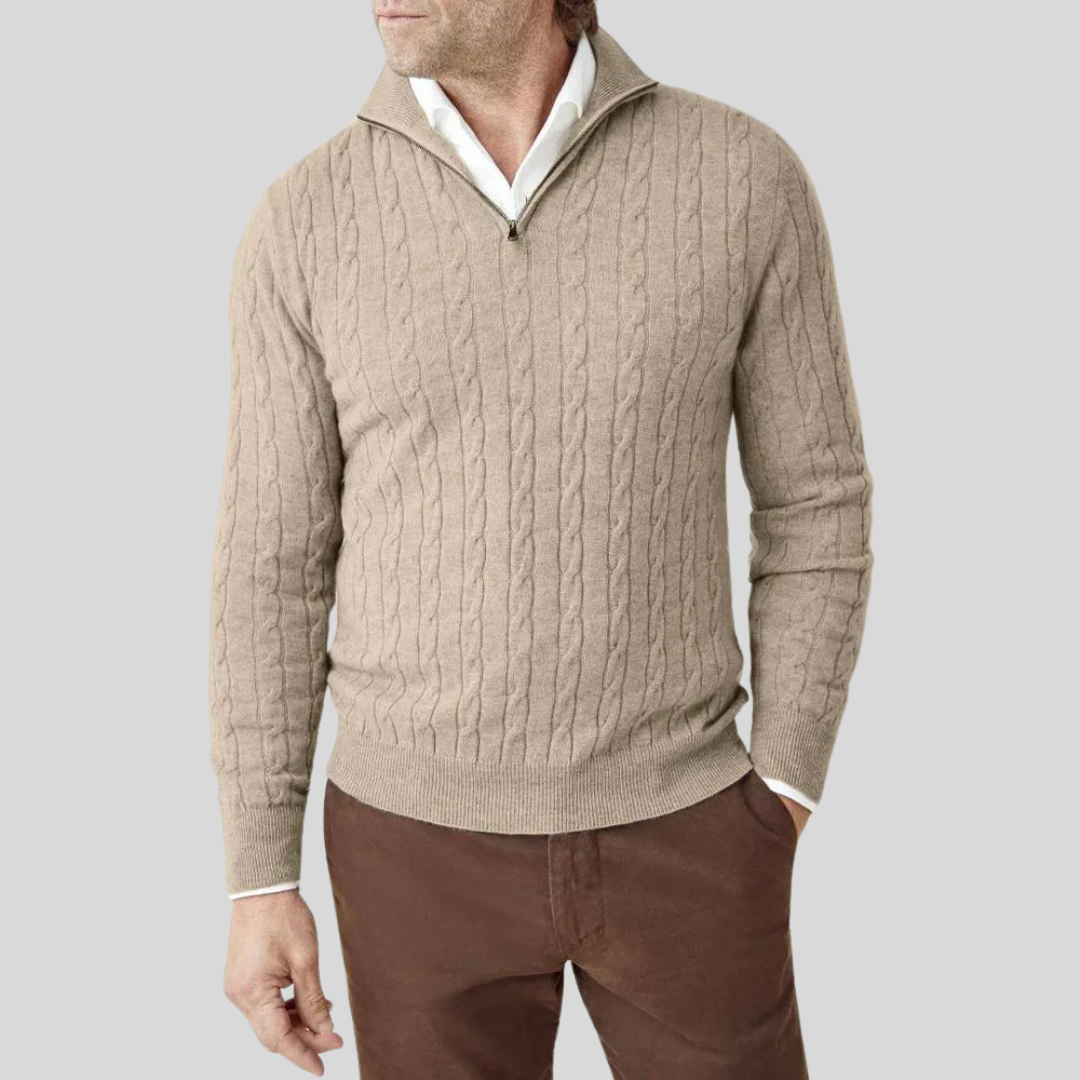 Pull pour homme Fermeture éclair Qualité supérieure