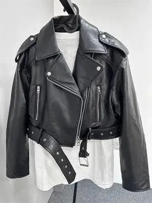 Blouson en cuir vintage cuir véritable classique