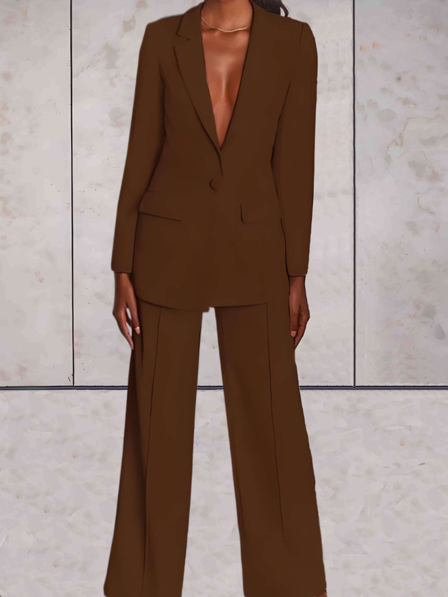 Ensemble tailleur 2 pièces élégant pour femme