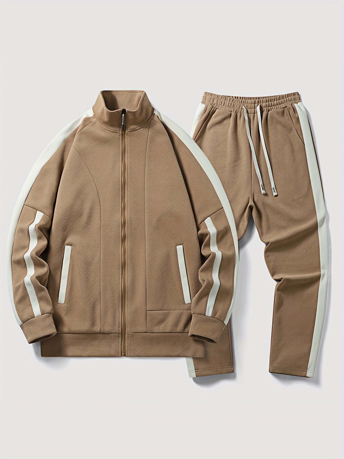 Pantalon d'entraînement de sport homme avec rayures