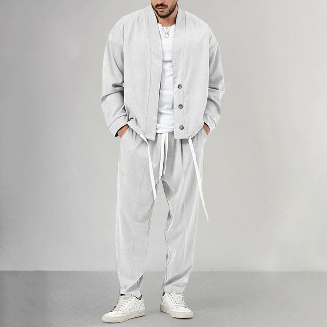 Ensemble de survêtement deux pièces pour hommes