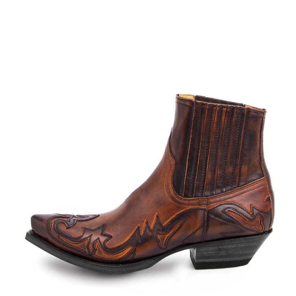 Bottes de cowboy stylées en cuir de qualité