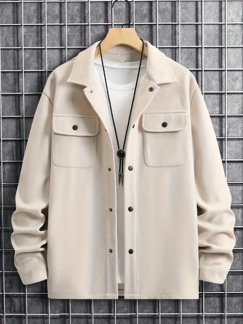 Veste d'hiver homme avec double poches chaude