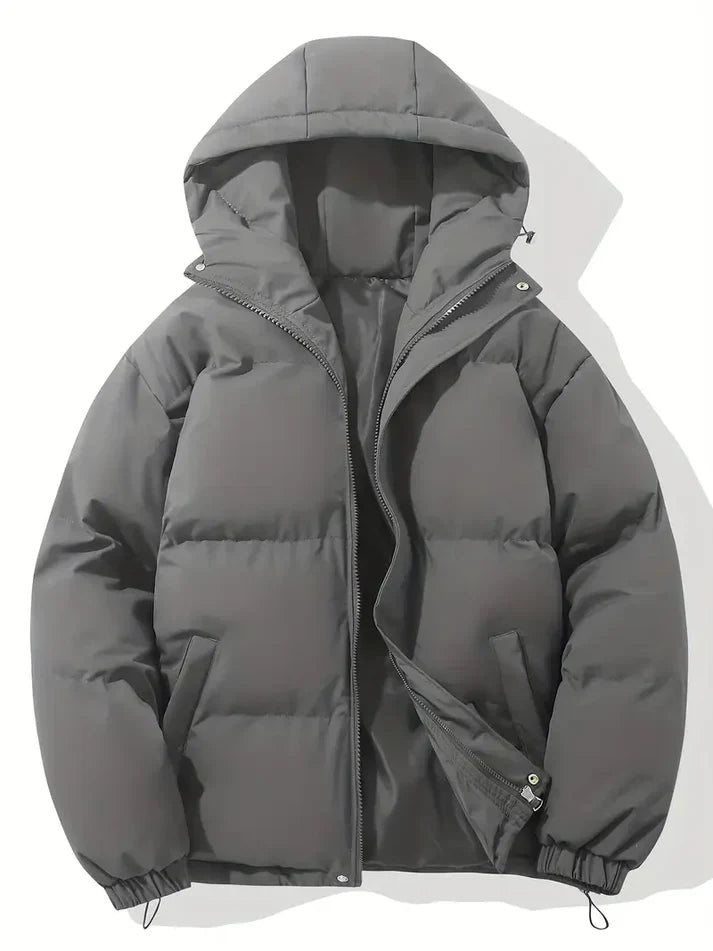 Parka homme doux capuche intemporel