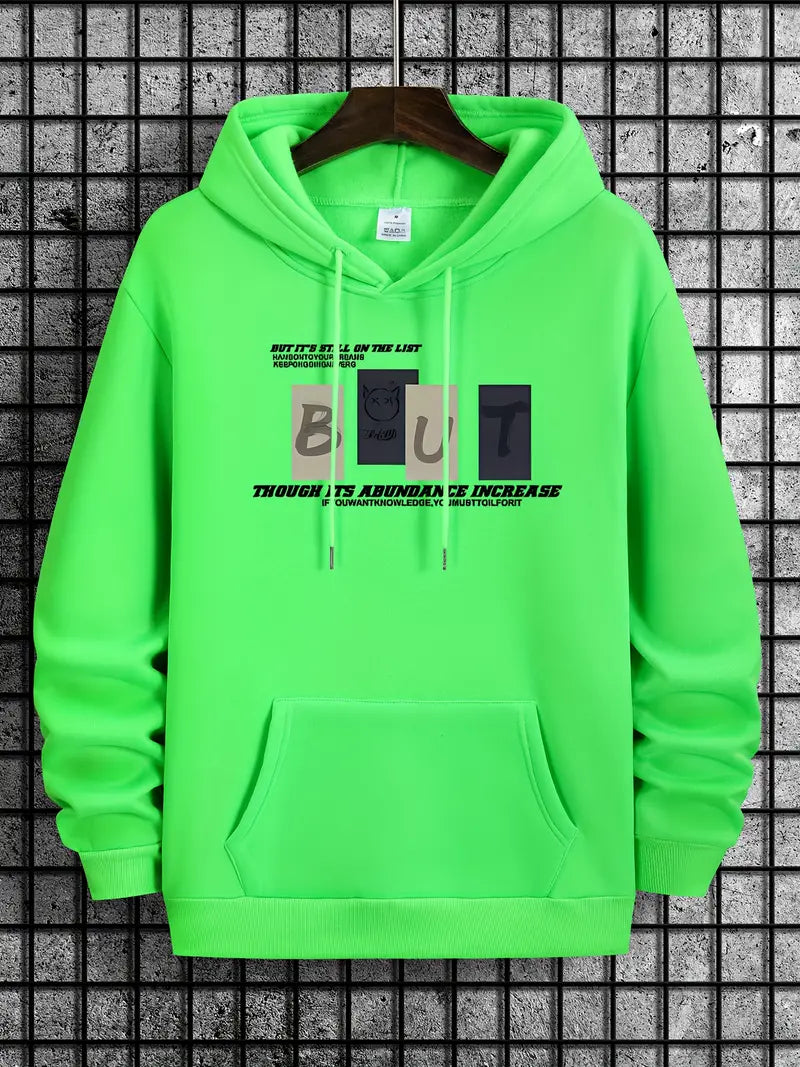 Garrett – Sweat à capuche imprimé graphique pour homme