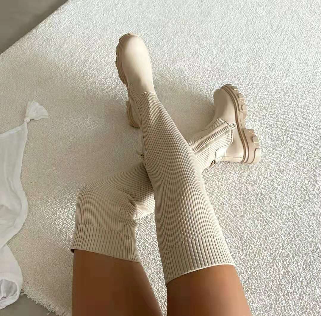 Bottes hauteur genou Chic Chaussures pour femmes