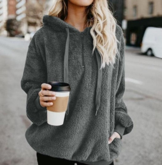 Sweat-shirt à capuche Confortable Chaud Douillet