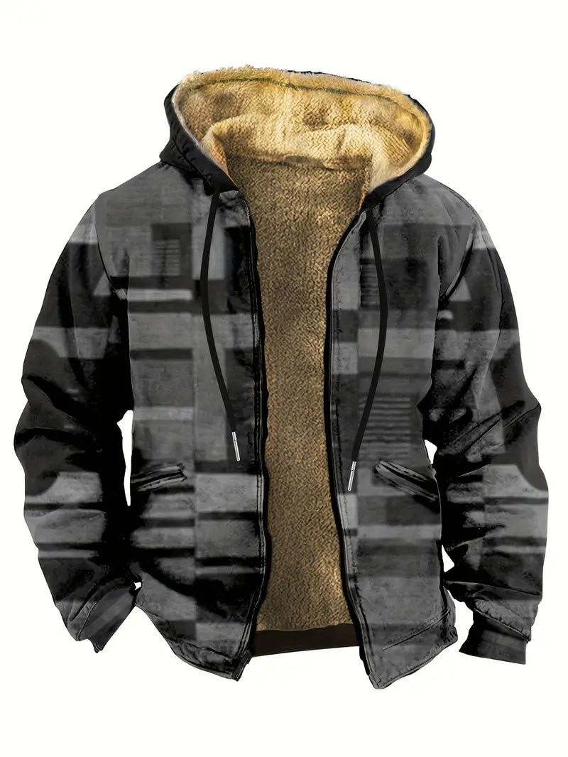 Veste colour block rétro style vintage homme