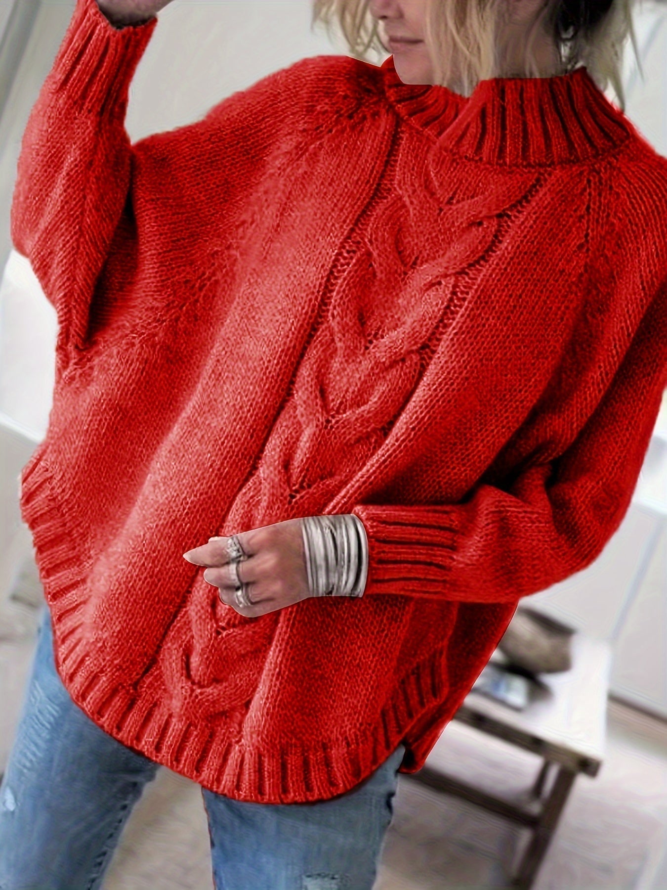 Pull-over épais confortable et douillet