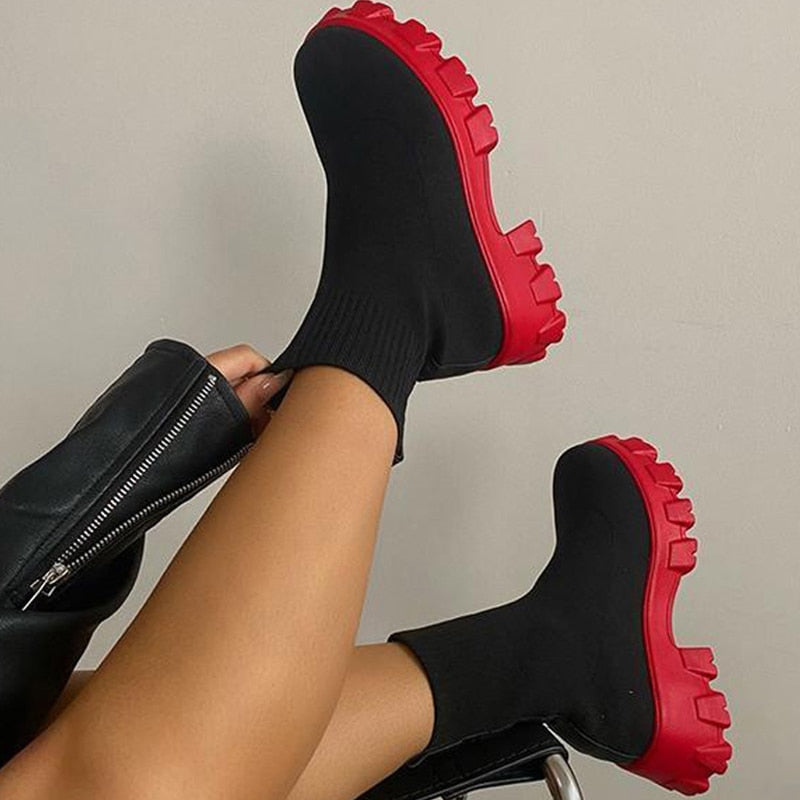 Chaussettes tendance pour baskets femme