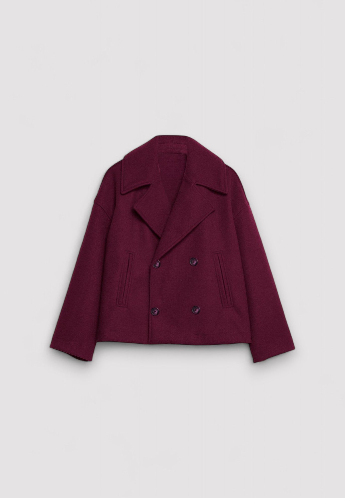 Manteau d'hiver élégant pour femme, coupe courte classique