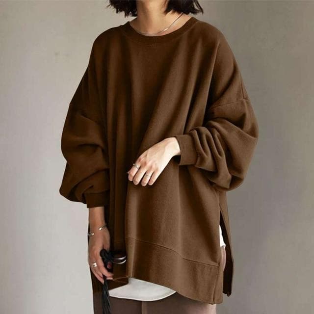 Pull over-sized confortable pour femme
