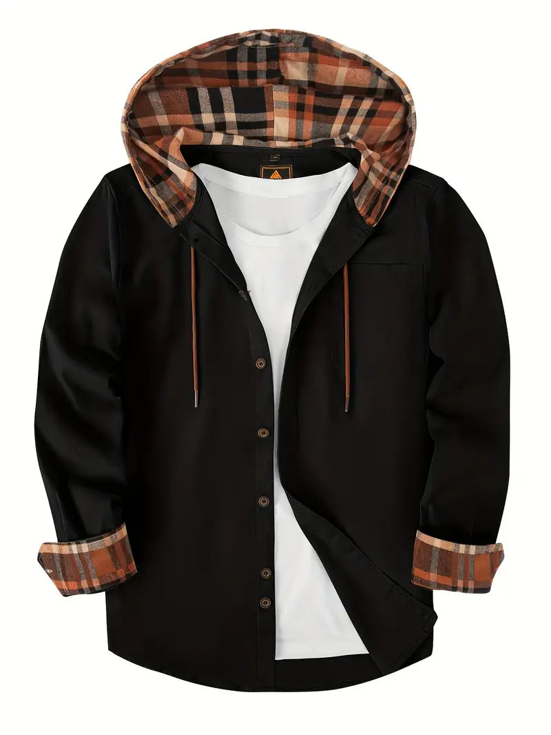 Veste à carreaux rétro moderne pour hommes